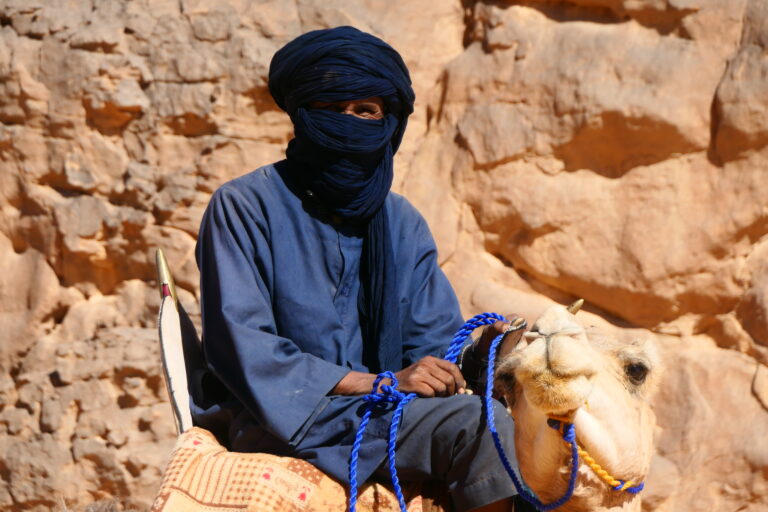 Tuareg Kamelführer Nahaufnahme