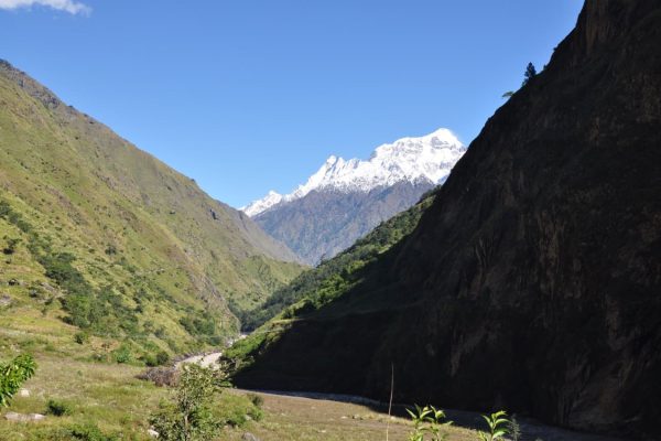 Nepal Wanderung Ausblick auf Tal