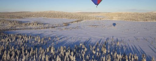Lappland Aurora Heissluftballon